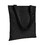 Muka Canvas Tote Bag 15 x 16 Inch, 100% Cotton Black Tote Bag for DIY Crafts, 12oz Heavy Duty Grocery Bag