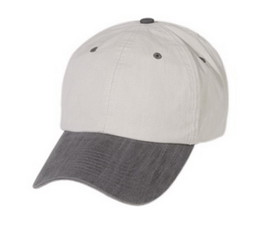 Custom Cameo Sports CS-108A Pigment-Dyed Washed & Brushed Cotton Cap, Two tone color