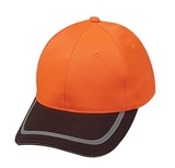 Cameo Sports CS-188 6 Panel Poly Twill Safety Cap