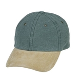 Cameo Sports CS-75SU Pigment Dyed Washed Cotton w/Suede Visor