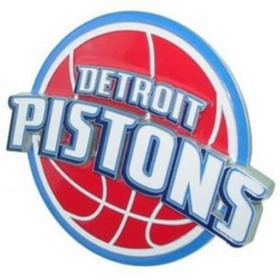 Detroit Pistons Logo Trailer Hitch Cover