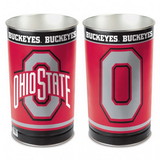 Ohio State Buckeyes Waste Basket - 15 inch - Block O Style