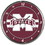 Mississippi State Bulldogs Clock Round Wall Style Chrome