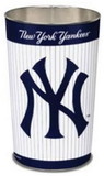 New York Yankees 15" Waste Basket - Pinstripes