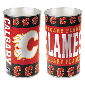 WinCraft Calgary Flames Wastebasket 15 Inch - Periodic Restock