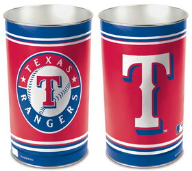 Texas Rangers Wastebasket 15 Inch