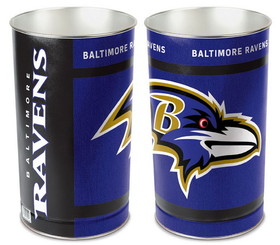 Baltimore Ravens Wastebasket 15 Inch