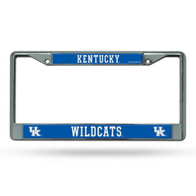 Kentucky Wildcats License Plate Frame Chrome Printed Insert
