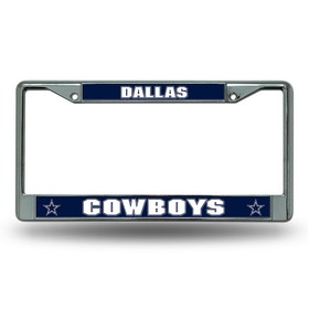 Dallas Cowboys License Plate Frame Chrome Printed Insert