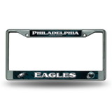 Philadelphia Eagles License Plate Frame Chrome Printed Insert