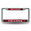 Atlanta Falcons License Plate Frame Chrome Printed Insert