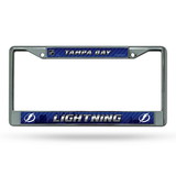 Tampa Bay Lightning License Plate Frame Chrome Printed Insert