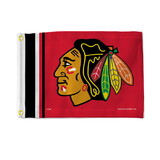 Chicago Blackhawks Flag 12x17 Striped Utility