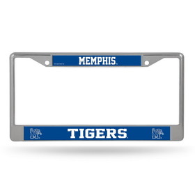 Memphis Tigers License Plate Frame Chrome Printed Insert