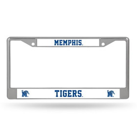 Memphis Tigers License Plate Frame Chrome