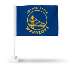 Golden State Warriors Flag Car Blue