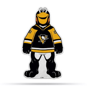 Pittsburgh Penguins Pennant Shape Cut Mascot Design
