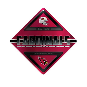 Arizona Cardinals Sign Metal Diamond Shape