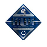 Indianapolis Colts Sign Metal Diamond Shape