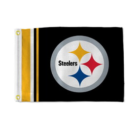 Pittsburgh Steelers Flag 12x17 Striped Utility