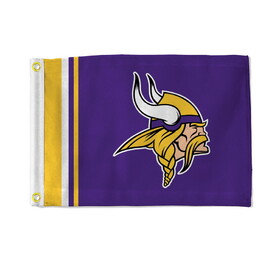 Minnesota Vikings Flag 12x17 Striped Utility