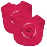 Masterpieces Puzzle Arkansas Razorbacks Baby Bib 2 Pack