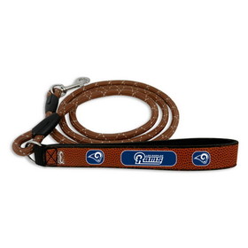 Los Angeles Rams Pet Leash Leather Frozen Rope Football Size Large CO