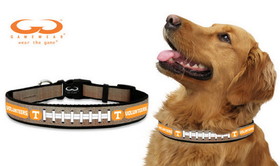 Tennessee Volunteers Pet Collar Classic Football Leather Size Large CO
