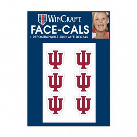Indiana Hoosiers Tattoo Face Cals