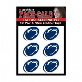 Penn State Nittany Lions Tattoo Face Cals