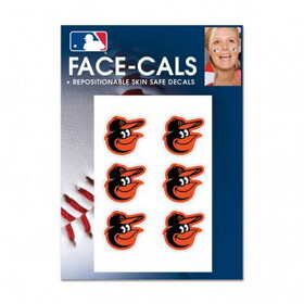 Baltimore Orioles Tattoo Face Cals