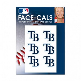 Tampa Bay Rays Tattoo Face Cals