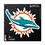 Miami Dolphins Decal 6x6 All Surface Logo