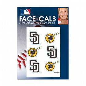 San Diego Padres Tattoo Face Cals