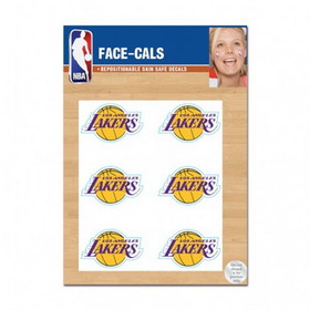 Los Angeles Lakers Tattoo Face Cals