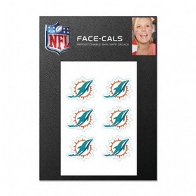 Miami Dolphins Tattoo Face Cals