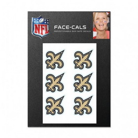 New Orleans Saints Tattoo Face Cals