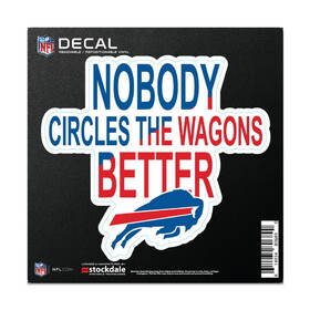 Buffalo Bills Decal 6x6 All Surface Slogan