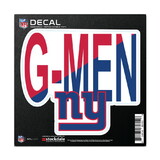 New York Giants Decal 6x6 All Surface Slogan