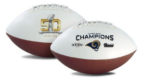 St. Louis Rams  Football Full Size On The Fifty Champ CO