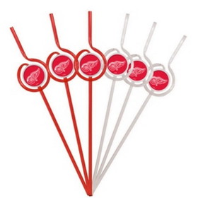 Detroit Red Wings Team Sipper Straws CO