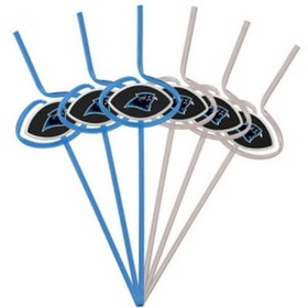 Carolina Panthers Team Sipper Straws CO