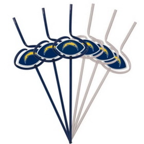 San Diego Chargers Team Sipper Straws CO