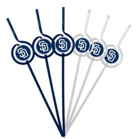 San Diego Padres Team Sipper Straws CO