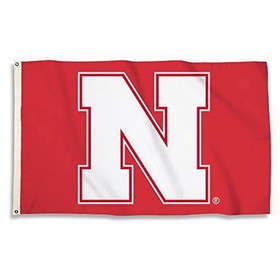 Nebraska Cornhuskers Flag 3x5 Large "N" Design