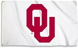 Oklahoma Sooners Flag 3x5 BSI White Background