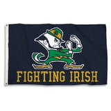 Notre Dame Fighting Irish Flag 3x5 Leprechaun Design BSI