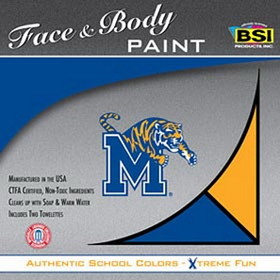 Memphis Tigers Face Paint CO