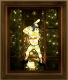 Cleveland Indians 20" Double Sided Window Light-Up Player