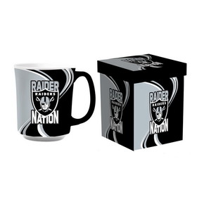Las Vegas Raiders Coffee Mug 14oz Ceramic with Matching Box